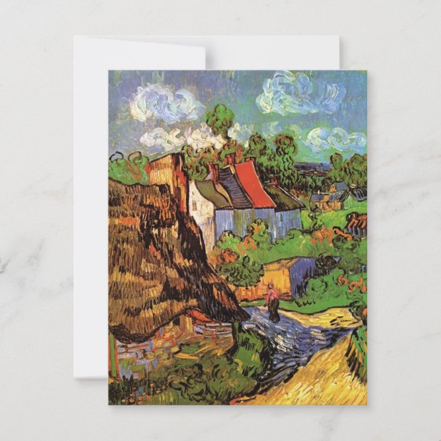 Häuser in Auvers von Vincent van Gogh (Vorderseite)