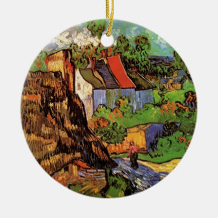 Häuser in Auvers von Vincent van Gogh Keramik Ornament