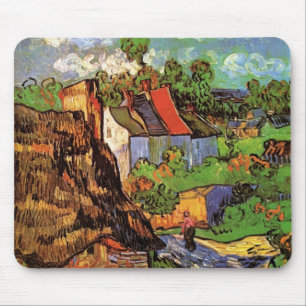 Häuser in Auvers von Vincent van Gogh Mousepad