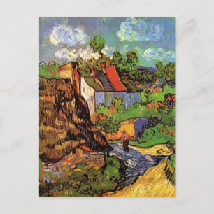 Häuser in Auvers von Vincent van Gogh Postkarte