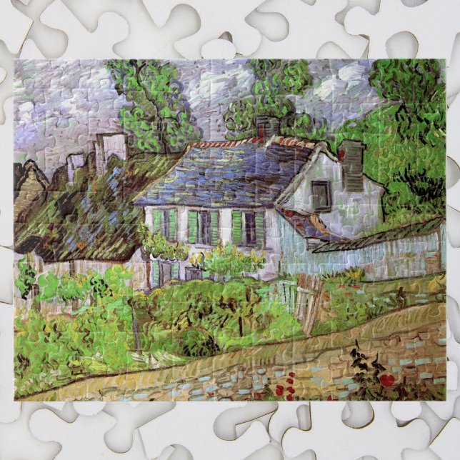 Häuser in Auvers von Vincent van Gogh Puzzle (Von Creator hochgeladen)