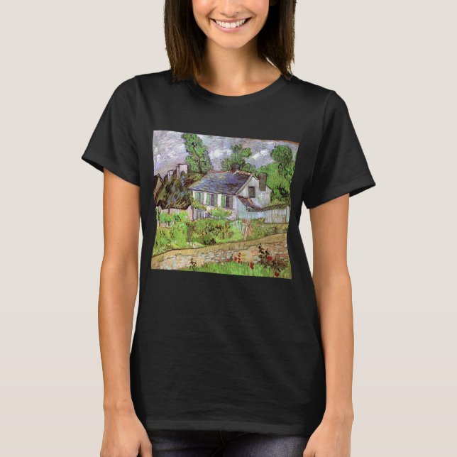 Häuser in Auvers von Vincent van Gogh T-Shirt (Vorderseite)