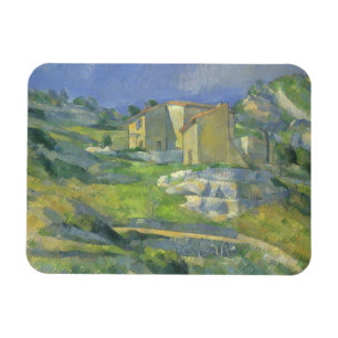 Häuser in der Provence von Paul Cezanne, Vintag Ar Magnet