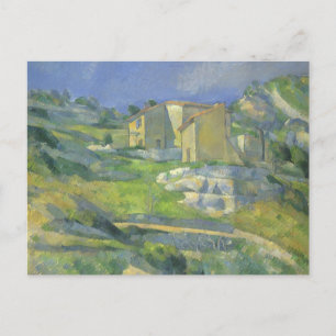 Häuser in der Provence von Paul Cezanne, Vintage-K Postkarte