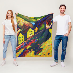 Häuser in Murnau, Wassily Kandinsky Fleecedecke