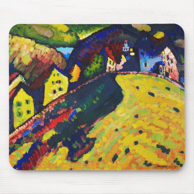 Häuser in Murnau, Wassily Kandinsky Mousepad (Vorne)