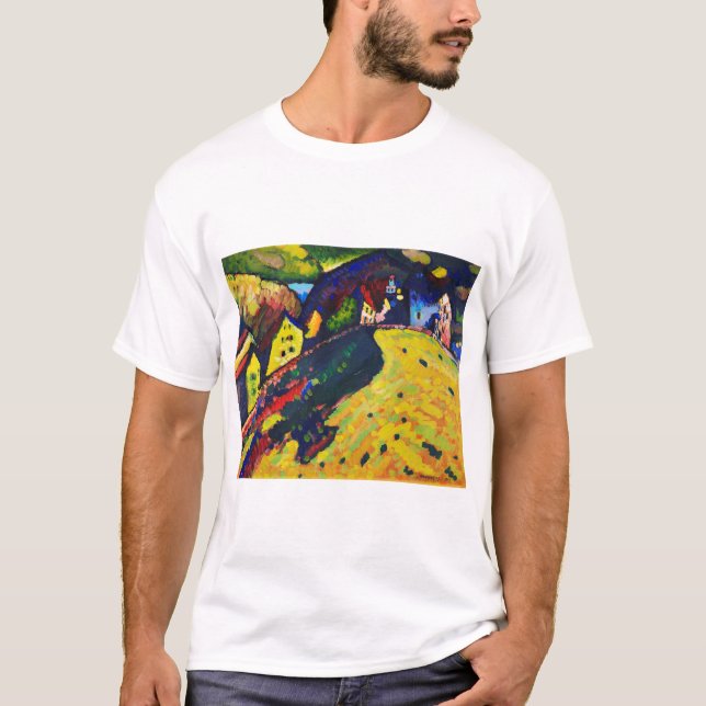Häuser in Murnau, Wassily Kandinsky T-Shirt (Vorderseite)