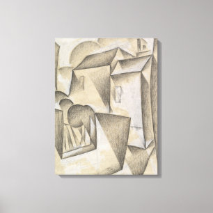 Häuser in Paris, Platz Ravignan Leinwanddruck