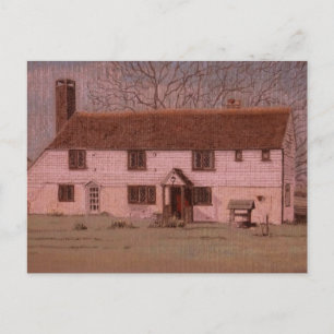 Häuser in Sussex Postkarte