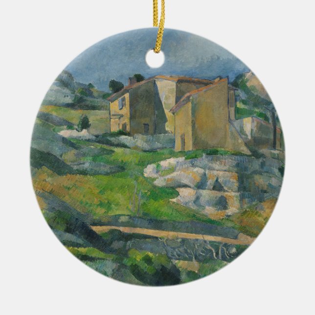 Häuser Pauls Cezanne | in der Provence: Das Riaux Keramikornament (Vorne)