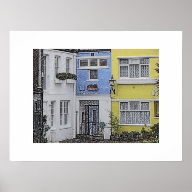 Häuser Poster (Vorne)