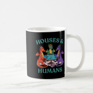 Häuser und Menschen Drache Brettspiel Rpg Fantasy Kaffeetasse