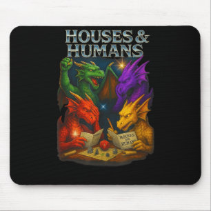 Häuser Und Menschen Lustiger Neuheiten-Rpg-Gamer M Mousepad