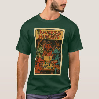 Häuser und Menschen Lustiges RPG Gamer Nerd Gaming T-Shirt