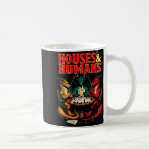 Häuser Und Menschen Lustiges Tischplatten-RPG-Würf Kaffeetasse