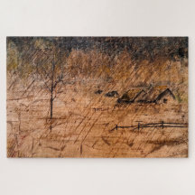 Häuser unter Regenschirm