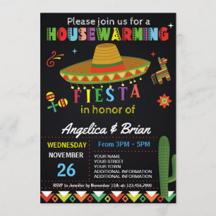 Häuserwärmung Fiesta Party Einladung
