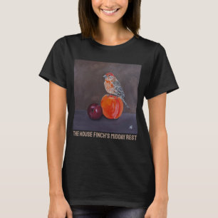 Hausfink-Mittagsruhe-Gemälde von Alfred Fox T-Shirt