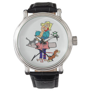 Hausfrau Armbanduhr