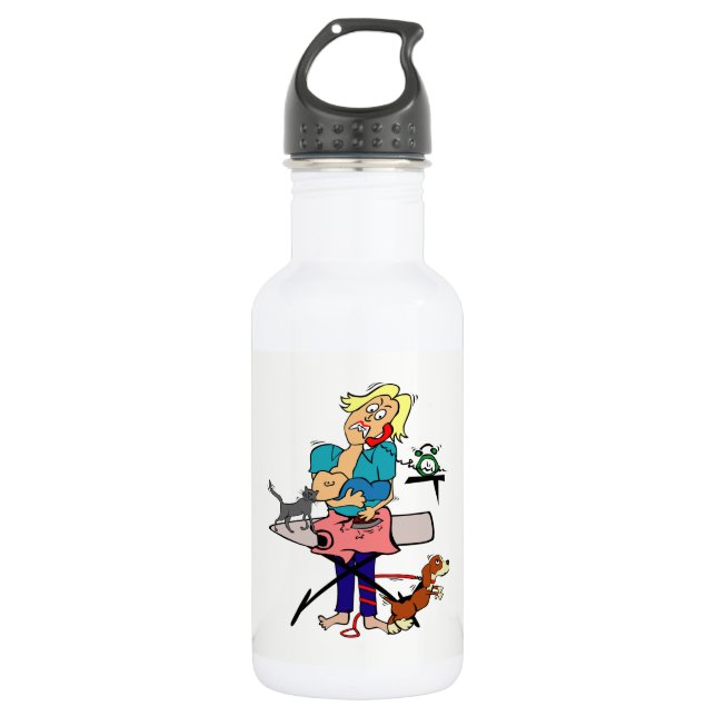 Hausfrau Trinkflasche (Vorderseite)