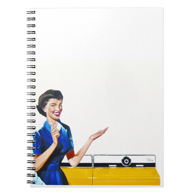 Hausfrau und New Washer Notizblock (Vorderseite)