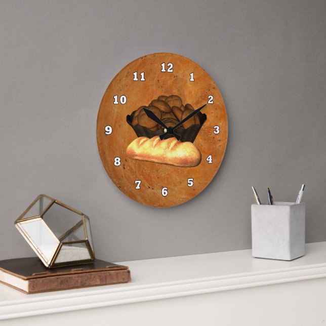 Hausgebäck-Küchenmauer Große Wanduhr (Büro)