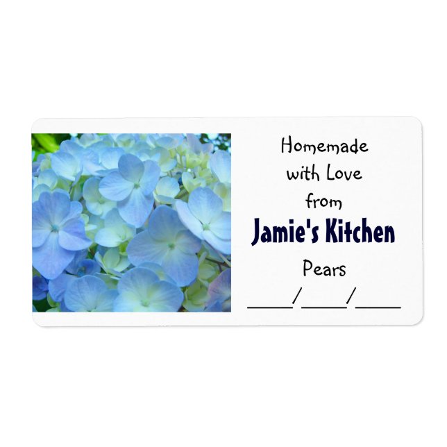 Hausgemacht mit Liebe Jar Labels aus Ihrer Küche (Vorne)