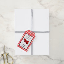 Hausgemacht mit Liebe Raspberry Jelly Red Gingham