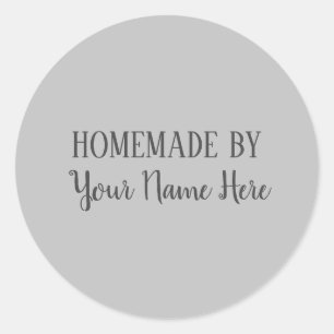 Hausgemacht von Bäckerei Keks Kuchen Bright Fun Runder Aufkleber