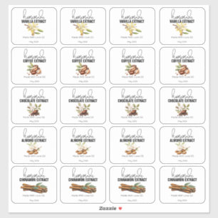 Hausgemachte Auszüge Geschenke aus dem Küchenaufkl Aufkleber