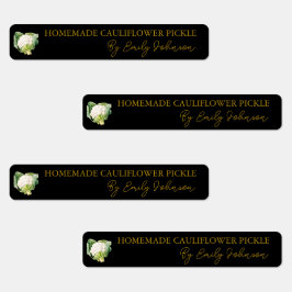 Hausgemachte Blumenzange Etiketten