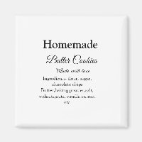 Hausgemachte Butterkekse aus Liebe fügen Text hinz