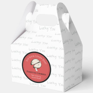 Hausgemachte chinesische Glückskeks-DIY-Boxen Geschenkschachtel