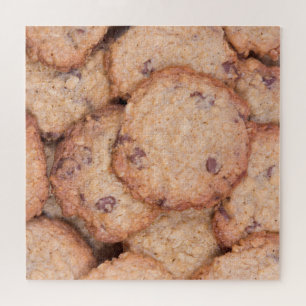 Hausgemachte Chocolate Chip Oatmehl Cookies Puzzle