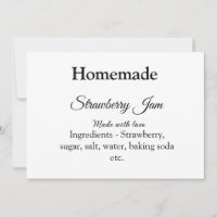 Hausgemachte Erdbeermarmelade mit Liebe fügen Text