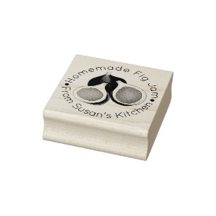 Hausgemachte Fig Jam Jelly behält sich die von Gummistempel