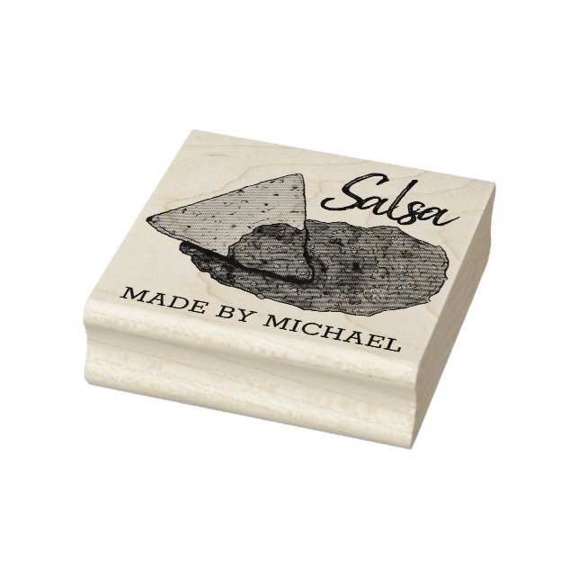 Hausgemachte Hot Tomato Salsa Zuhause Konservierun Gummistempel (Stempel)