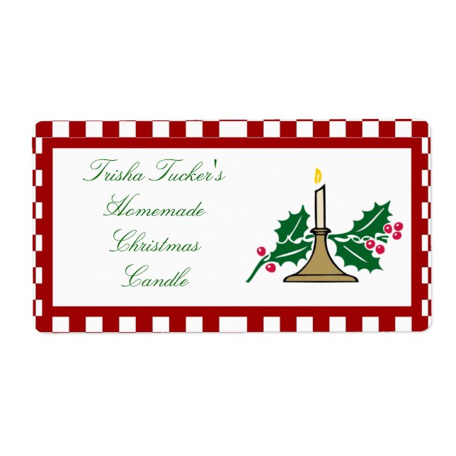 hausgemachte Kerze (Vorne)