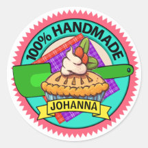 Hausgemachte Küchenbackaufkleber