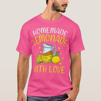 Hausgemachte Lemonade mit Liebe Fun Lemon Stand Ju T-Shirt