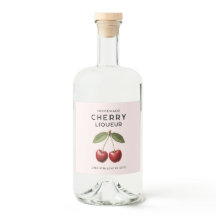 Hausgemachte Likör-Etiketten Vintag