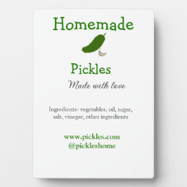 Hausgemachte Pflücke aus Liebe ergänzen Textseite Fotoplatte