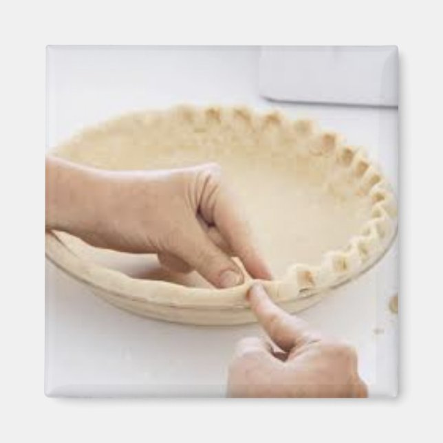 Hausgemachte Pie Crust Magnet (Vorne)