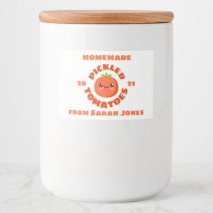 hausgemachte Tomaten Lebensmitteletikett