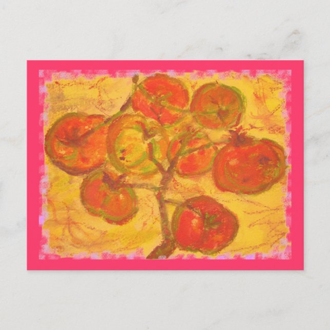 hausgemachte Tomaten Postkarte (Vorderseite)