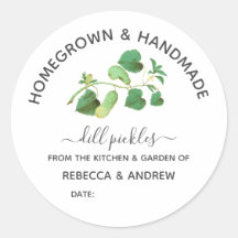 Hausgemachte und handgefertigte Dill-Pickle-Kraft-