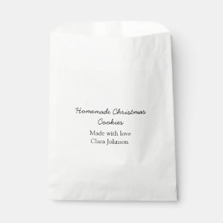Hausgemachte Weihnachtskekse mit Liebe geben den N Geschenktütchen