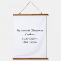 Hausgemachte Weihnachtskekse mit Liebe geben den N