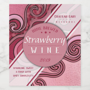 Hausgemachter Rotwein herzlich personalisiert Weinetikett
