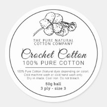 Hausgemachtes Baumwollgarn-Häkchen-Baumwollgarn